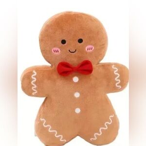 Gingerbread Man Doll Pillow Christmas Plush Toys Stuffed Biscuit Man Party Gifts